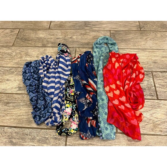 6 Girls Scarves - Picture 1 of 1